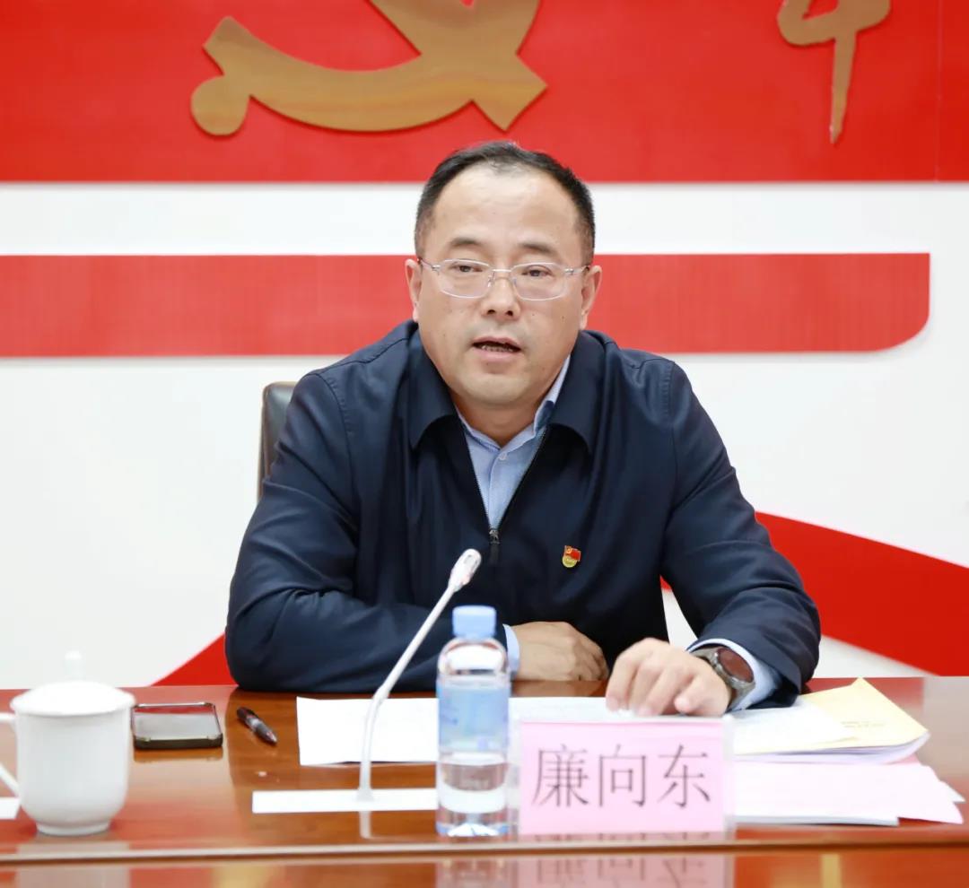 廉向东参加指导高投公司党史学习教育专题民主生活会